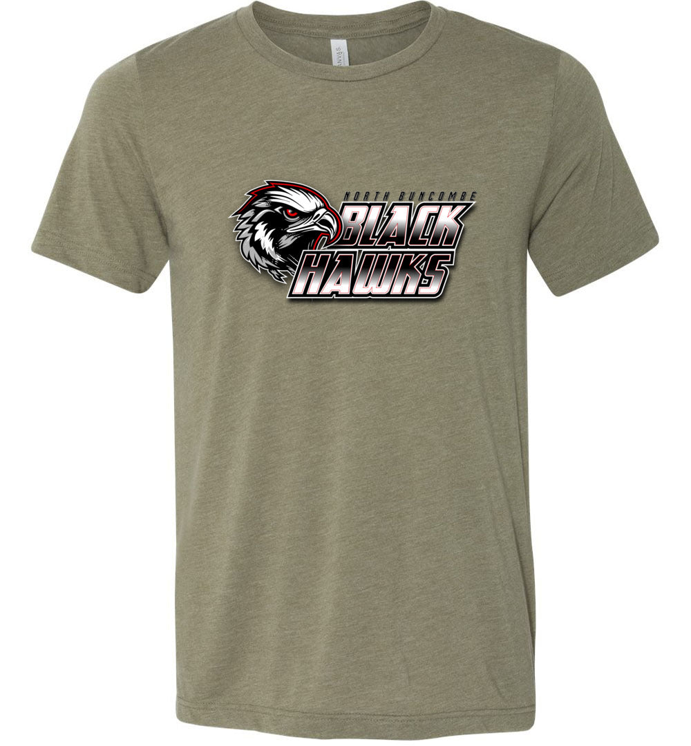 BLACK HAWKS! - Official Gear - Type 10 Short Sleeve Unisex, Modern Sports Logo