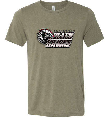 BLACK HAWKS! - Official Gear - Type 10 Short Sleeve Unisex, Modern Sports Logo