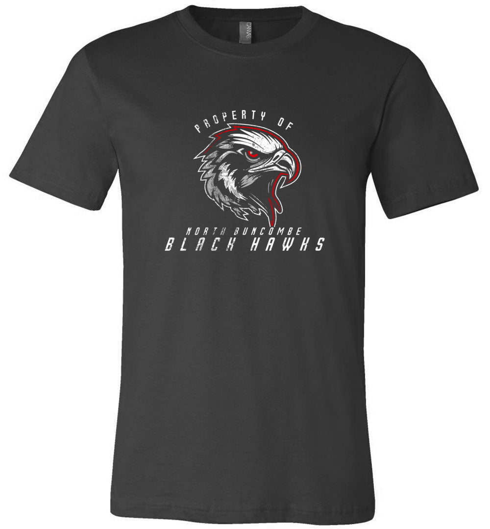 BLACK HAWKS! - Official Gear - Type 8 Short Sleeve Unisex, Modern Sports Logo