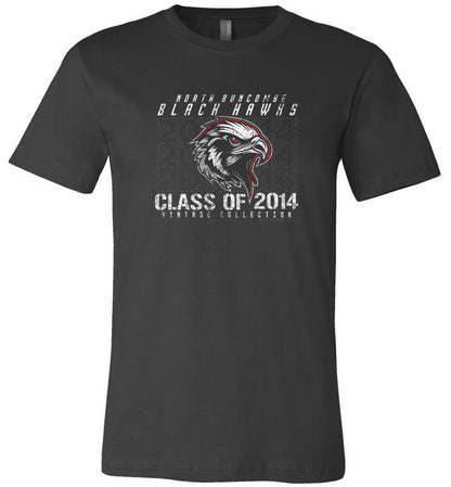 BLACK HAWKS! - Vintage 2014 Reunion Gear - Concept 001 Short Sleeve Unisex, Modern Sports Logo