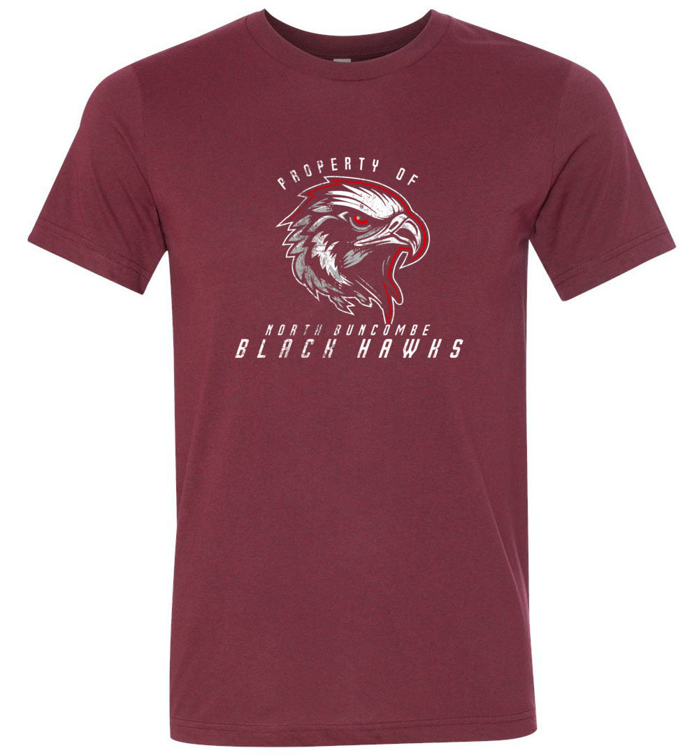 BLACK HAWKS! - Official Gear - Type 8 Short Sleeve Unisex, Modern Sports Logo