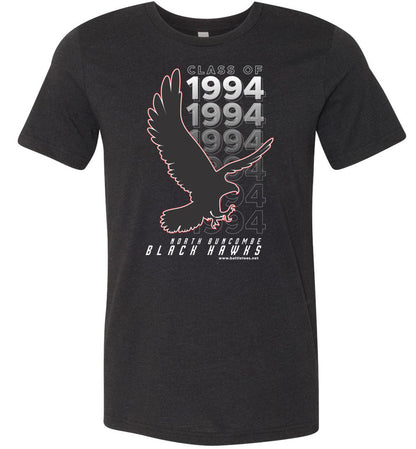 BLACK HAWKS! - Vintage 1994 Reunion Gear - Concept 001 Short Sleeve Unisex, Modern Sports Logo