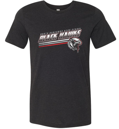 BLACK HAWKS! - Official Gear - Type 13 Short Sleeve Unisex, Modern Sports Logo