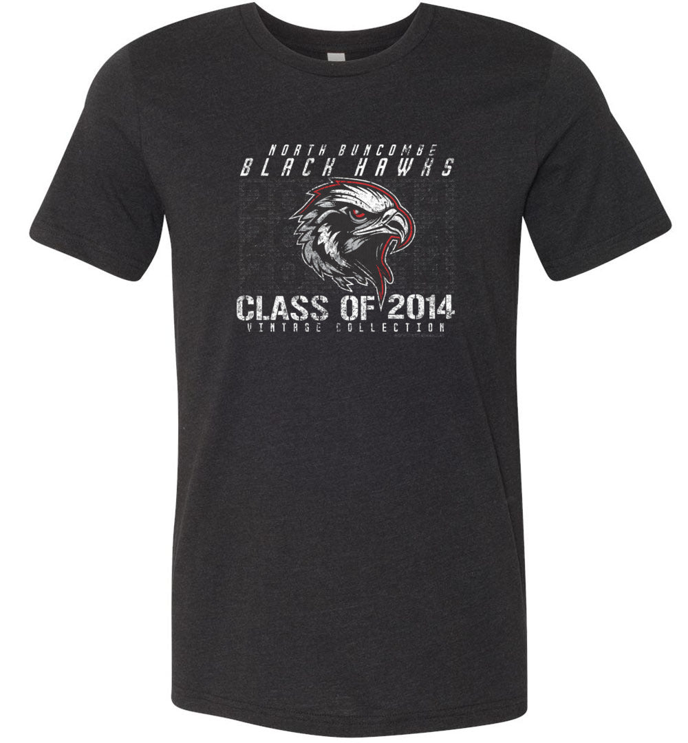 BLACK HAWKS! - Vintage 2014 Reunion Gear - Concept 001 Short Sleeve Unisex, Modern Sports Logo