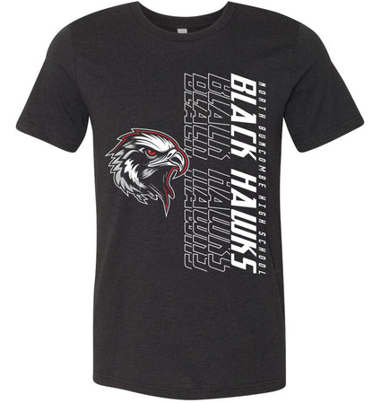 BLACK HAWKS! - Official Gear - Type 14 Short Sleeve Unisex, Modern Sports Logo