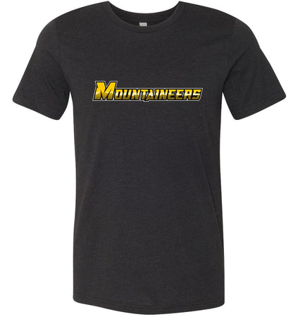 GO MOUNTAINEERS!! - Short Sleeve Unisex, Modern Sports Logo