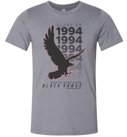 BLACK HAWKS! - Vintage 1994 Reunion Gear - Concept 001 Short Sleeve Unisex, Modern Sports Logo