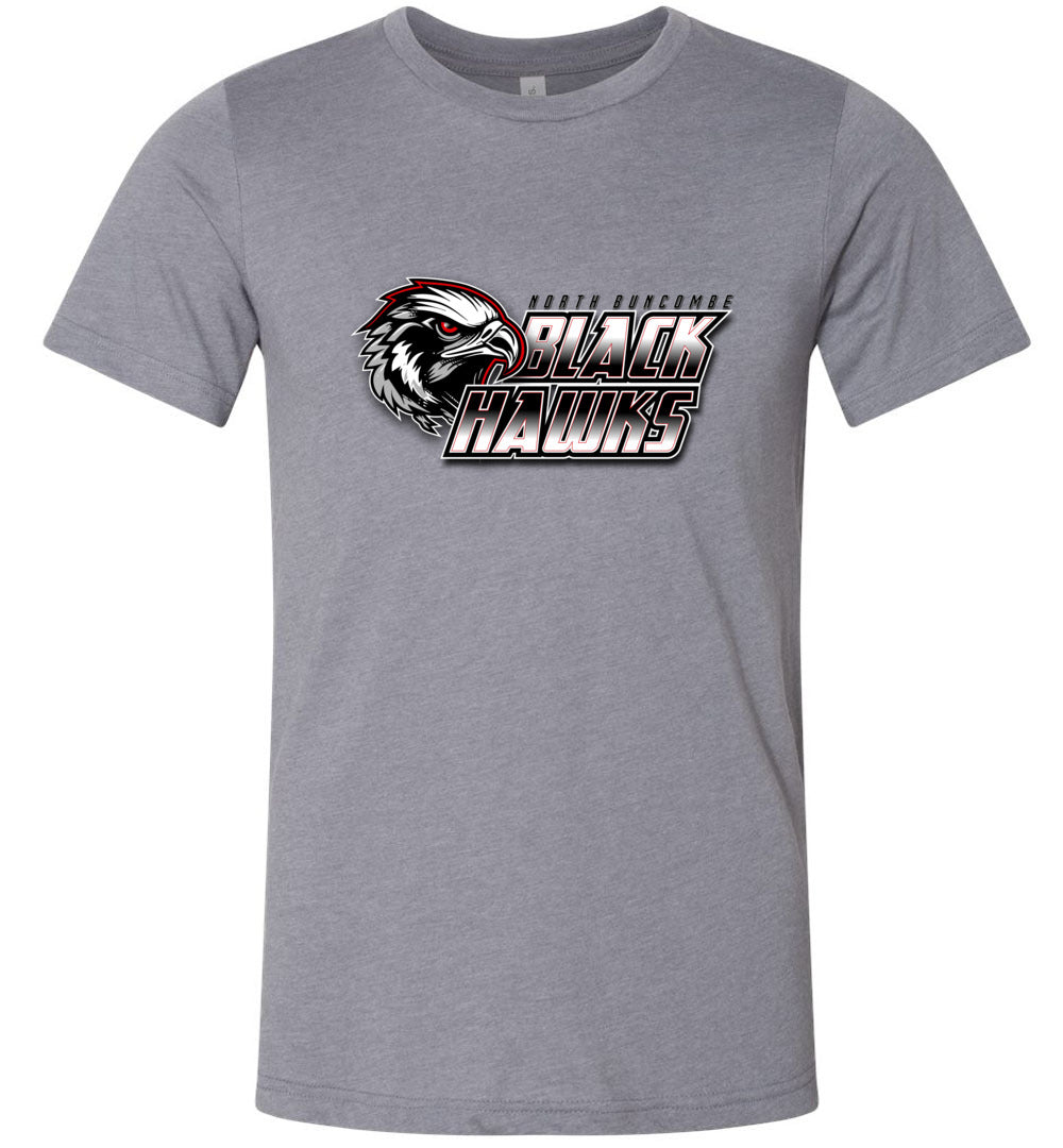 BLACK HAWKS! - Official Gear - Type 10 Short Sleeve Unisex, Modern Sports Logo