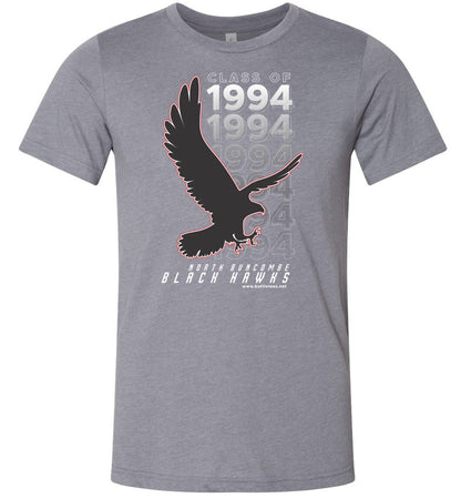 BLACK HAWKS! - Vintage 1994 Reunion Gear - Concept 001 Short Sleeve Unisex, Modern Sports Logo