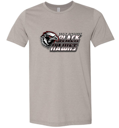 BLACK HAWKS! - Official Gear - Type 10 Short Sleeve Unisex, Modern Sports Logo