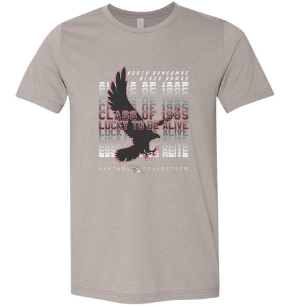 BLACK HAWKS! - Vintage 1985 Reunion Gear - Concept 001 Short Sleeve Unisex, Modern Sports Logo