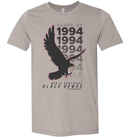 BLACK HAWKS! - Vintage 1994 Reunion Gear - Concept 001 Short Sleeve Unisex, Modern Sports Logo