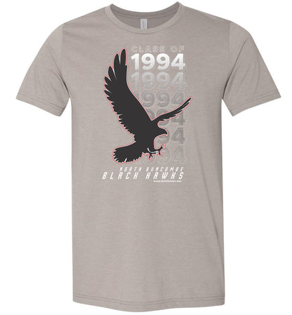 BLACK HAWKS! - Vintage 1994 Reunion Gear - Concept 001 Short Sleeve Unisex, Modern Sports Logo