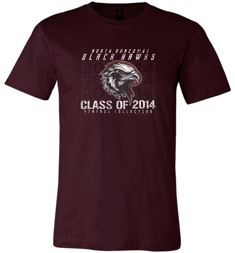 BLACK HAWKS! - Vintage 2014 Reunion Gear - Concept 001 Short Sleeve Unisex, Modern Sports Logo