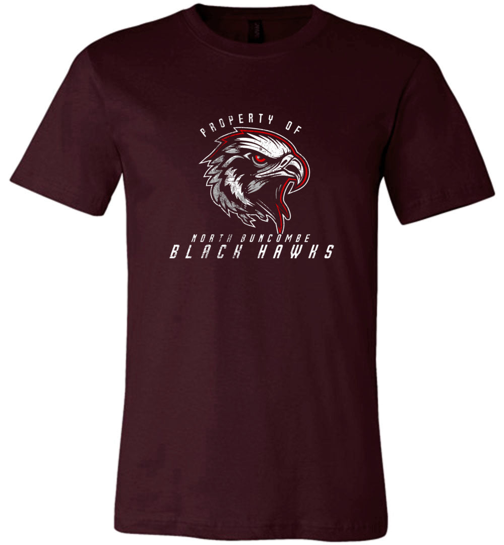 BLACK HAWKS! - Official Gear - Type 8 Short Sleeve Unisex, Modern Sports Logo