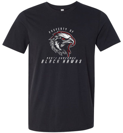 BLACK HAWKS! - Official Gear - Type 8 Short Sleeve Unisex, Modern Sports Logo