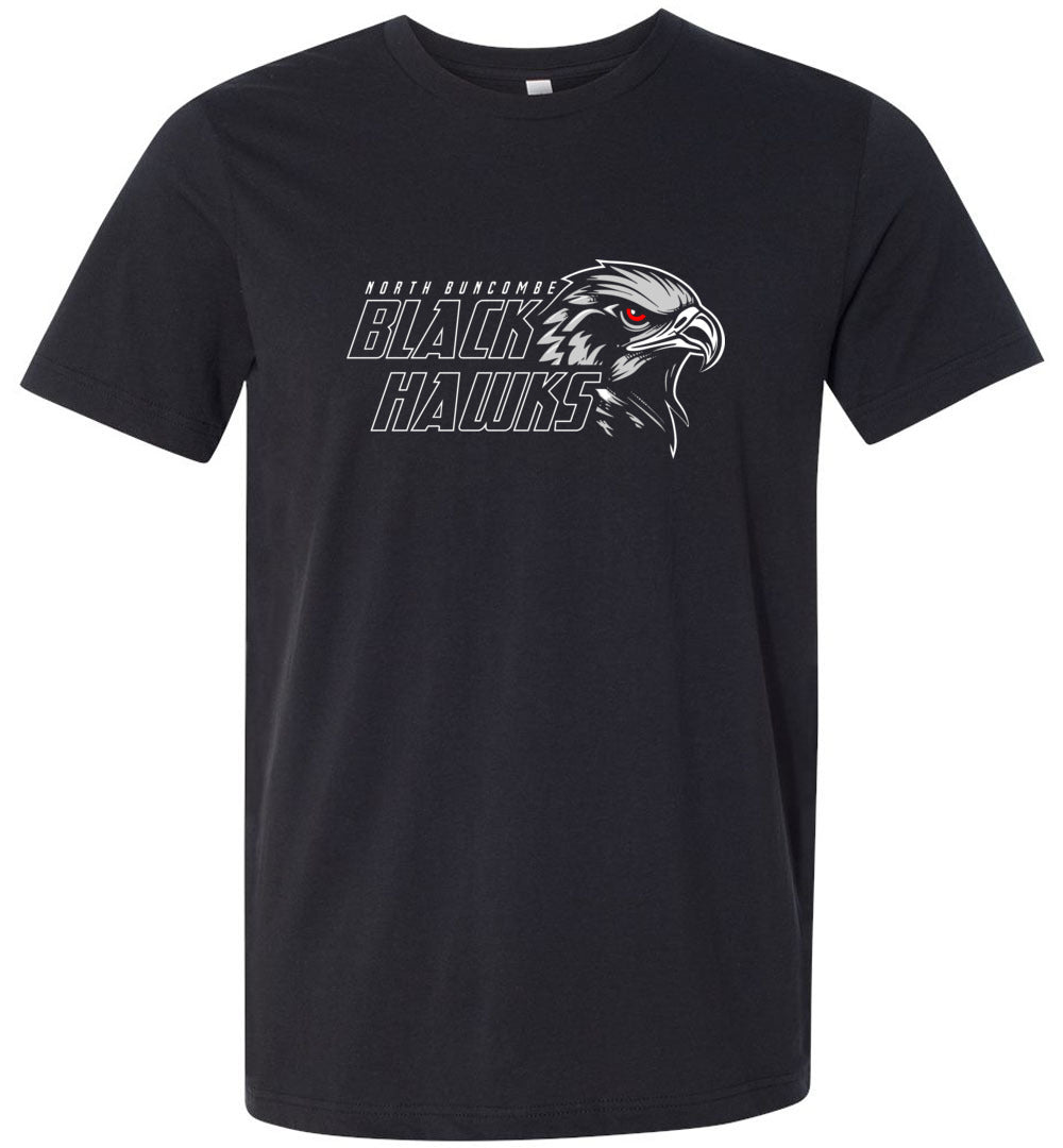 BLACK HAWKS! - Official Gear - Type11 Short Sleeve Unisex, Modern Sports Logo