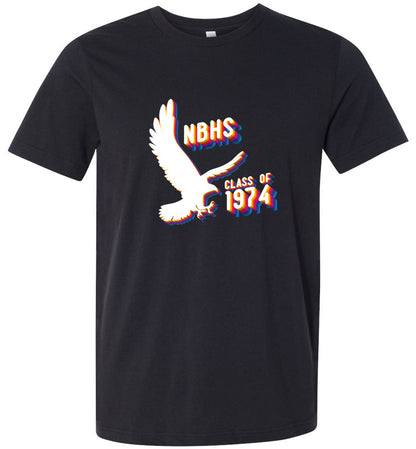 BLACK HAWKS! - Vintage 1974 Reunion Gear - Concept 001 Short Sleeve Unisex, Modern Sports Logo