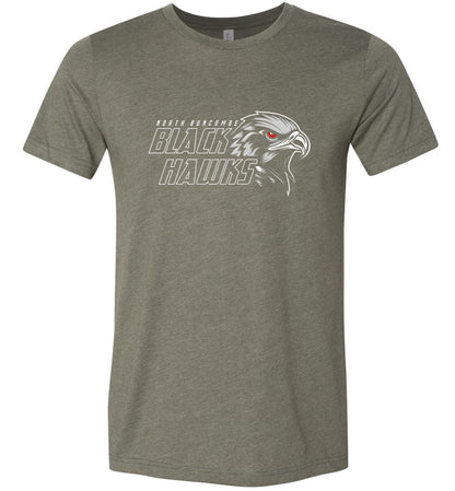 BLACK HAWKS! - Official Gear - Type11 Short Sleeve Unisex, Modern Sports Logo