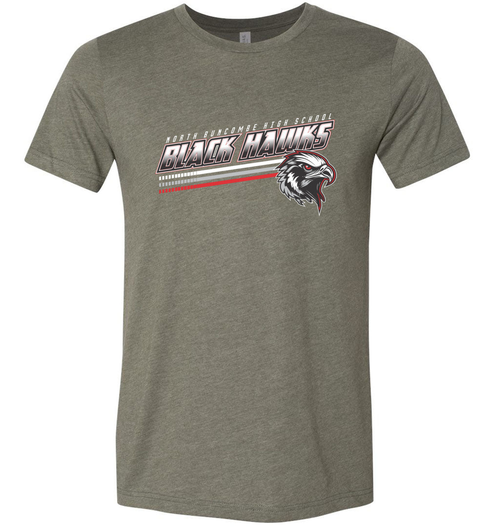 BLACK HAWKS! - Official Gear - Type 13 Short Sleeve Unisex, Modern Sports Logo