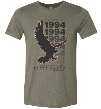 BLACK HAWKS! - Vintage 1994 Reunion Gear - Concept 001 Short Sleeve Unisex, Modern Sports Logo