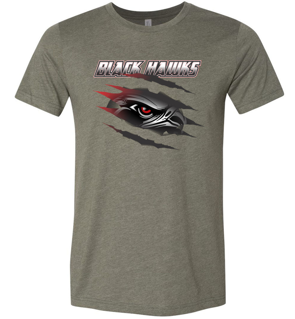 BLACK HAWKS! - Official Gear - Type 16 Short Sleeve Unisex, Modern Sports Logo