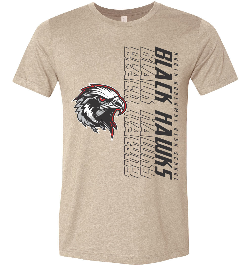 BLACK HAWKS! - Official Gear - Type 14 Short Sleeve Unisex, Modern Sports Logo