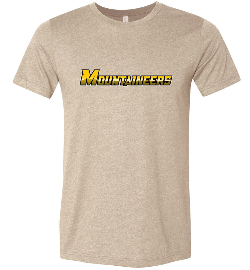 GO MOUNTAINEERS!! - Short Sleeve Unisex, Modern Sports Logo