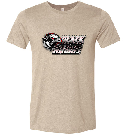 BLACK HAWKS! - Official Gear - Type 10 Short Sleeve Unisex, Modern Sports Logo