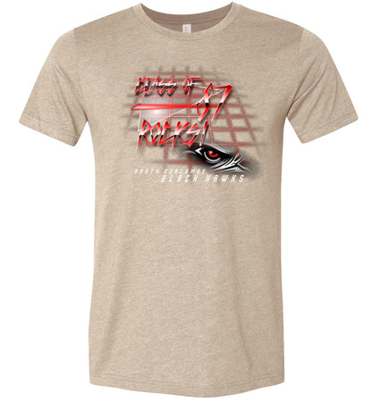 BLACK HAWKS! - Vintage 1987 Reunion Gear - Concept 001 Short Sleeve Unisex, Modern Sports Logo