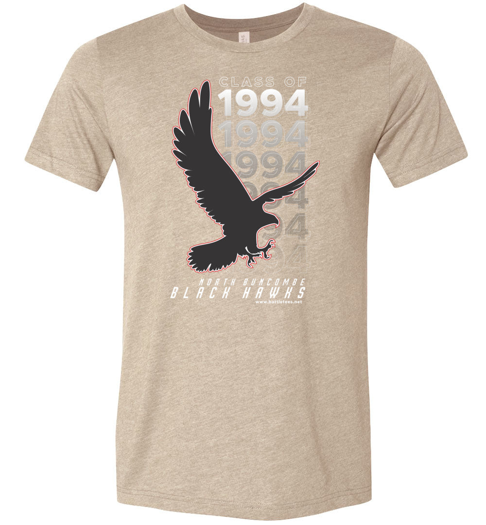 BLACK HAWKS! - Vintage 1994 Reunion Gear - Concept 001 Short Sleeve Unisex, Modern Sports Logo