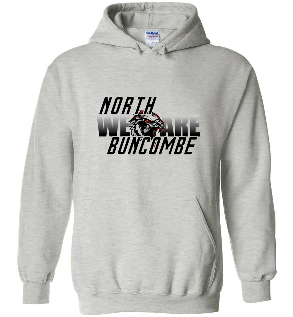 WE ARE NORTH BUNCOMBE! - Official Black Hawks Hoodie! (Light fabric)