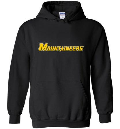 GO MOUNTAINEERS!! - Heavy Blend Hoodie, Modern Sports Logo