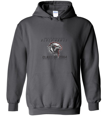 BLACK HAWKS! - Vintage 2004 Reunion Gear - Concept 001 Heavy Blend Hoodie, Modern Sports Logo