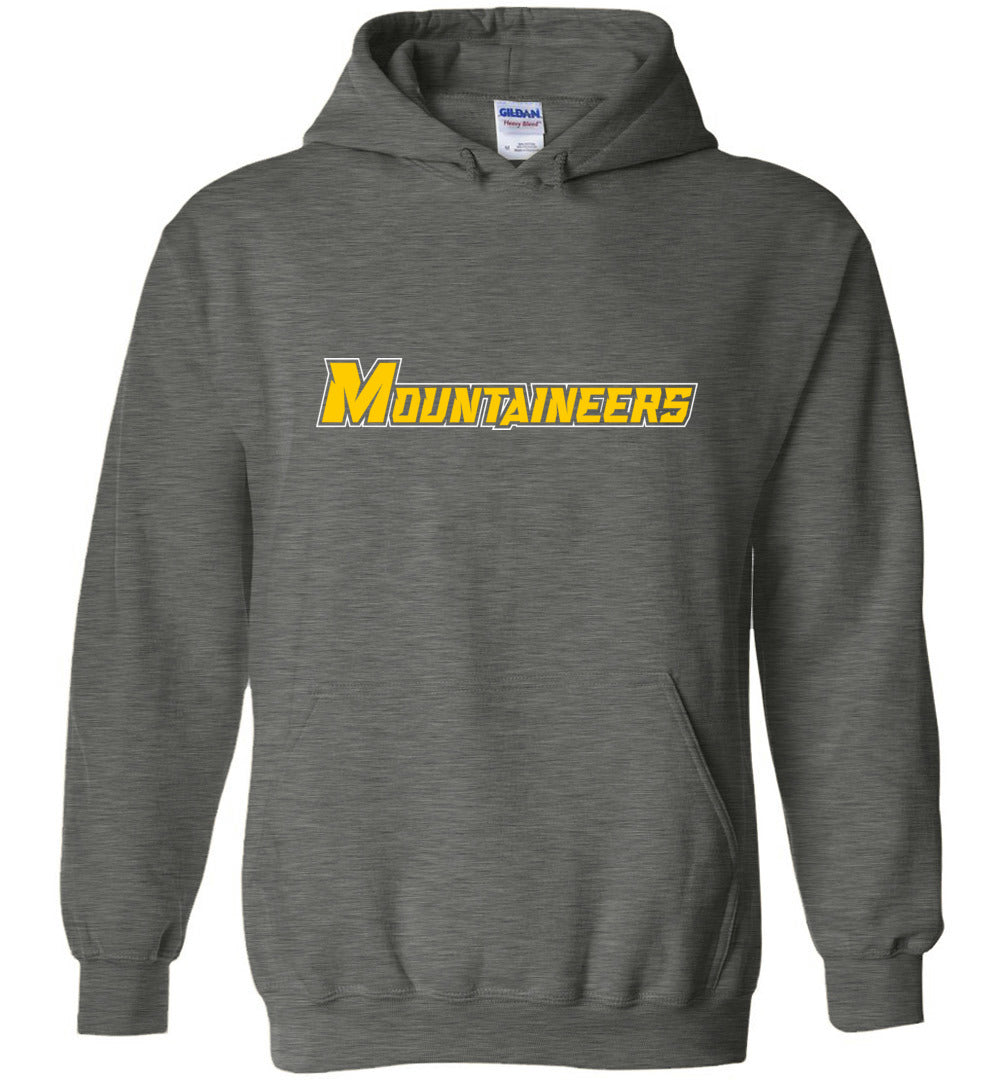 GO MOUNTAINEERS!! - Heavy Blend Hoodie, Modern Sports Logo