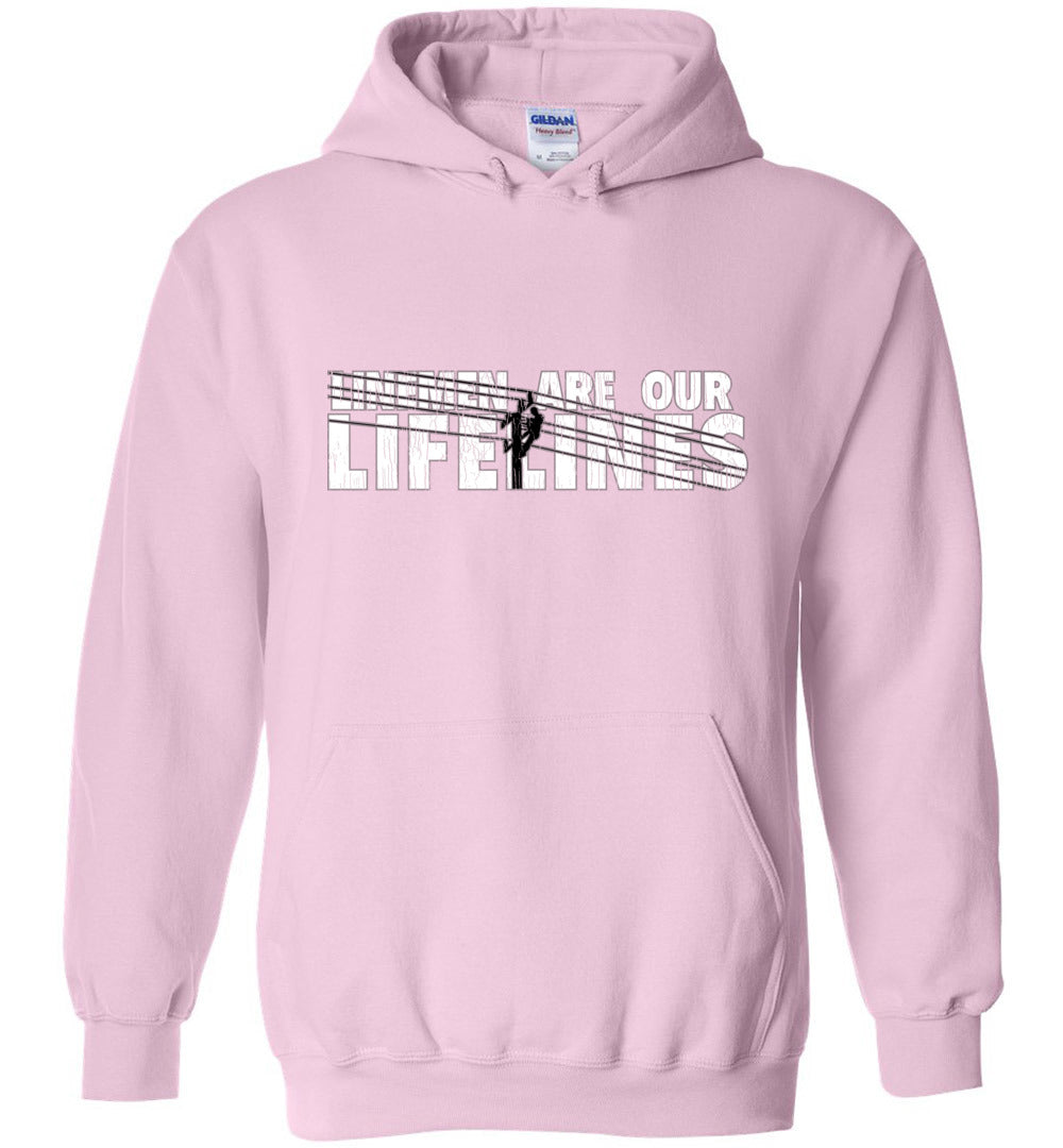 LINEMEN ARE OUR LIFELINES! - HOODIE