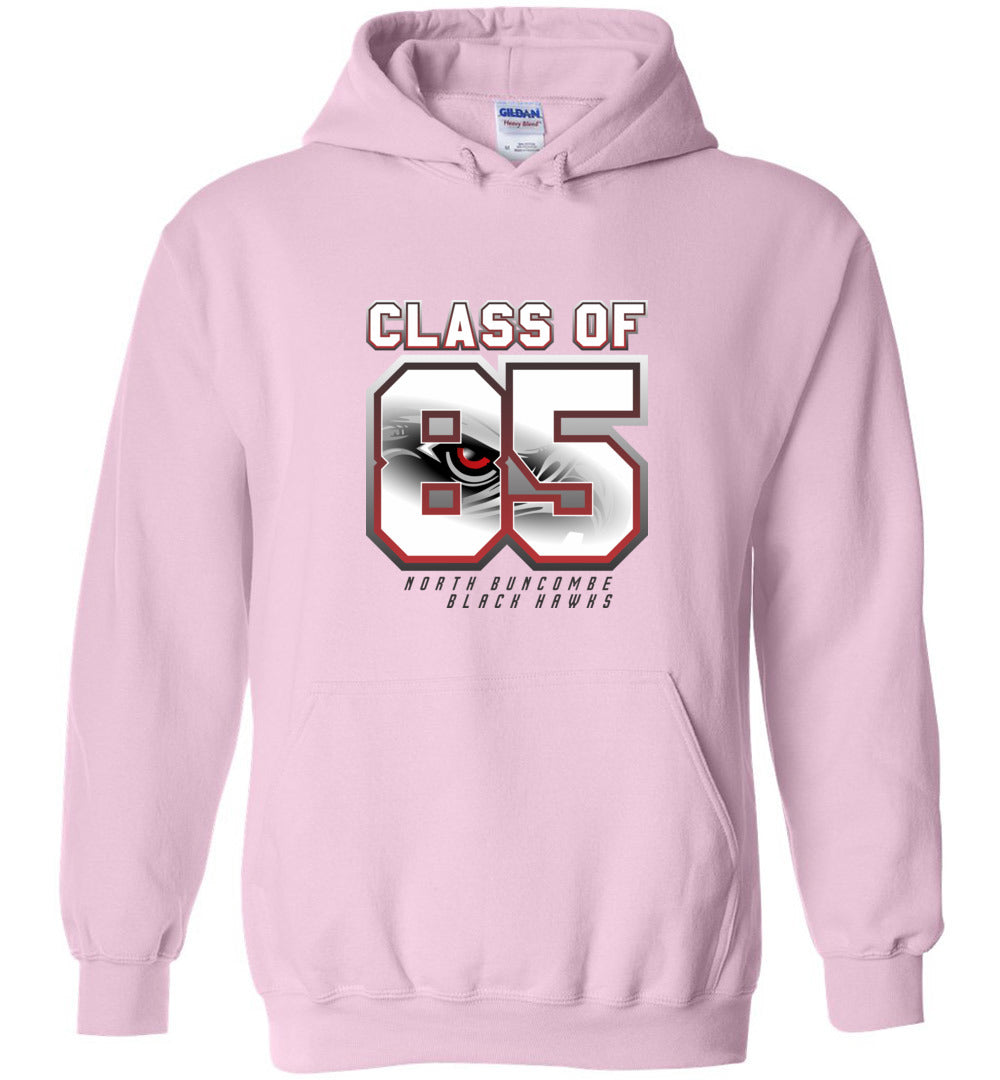 BLACK HAWKS! - Vintage 1985 Reunion Gear - Concept 002b Heavy Blend Hoodie, Modern Sports Logo