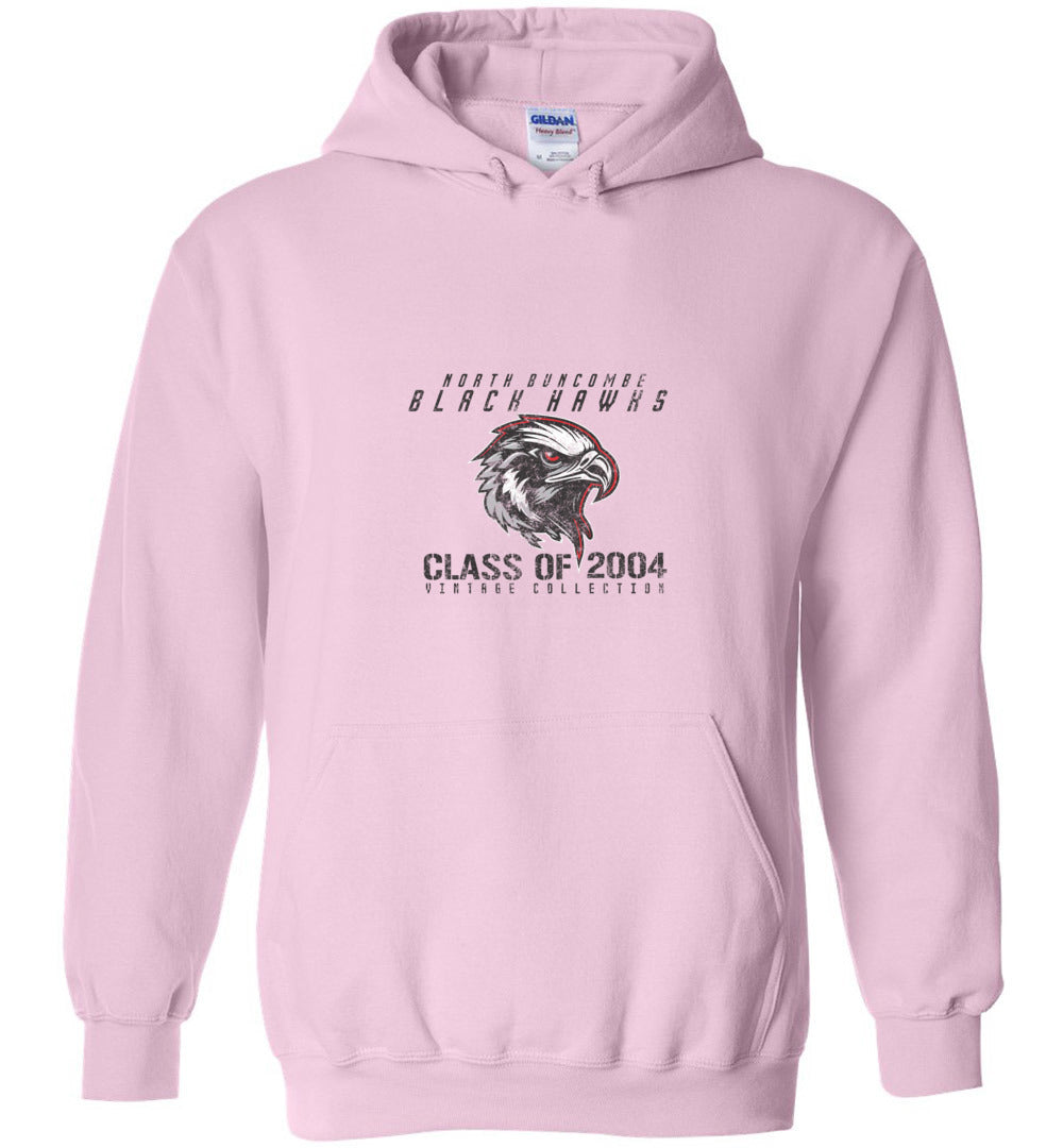 BLACK HAWKS! - Vintage 2004 Reunion Gear - Concept 001 Heavy Blend Hoodie, Modern Sports Logo