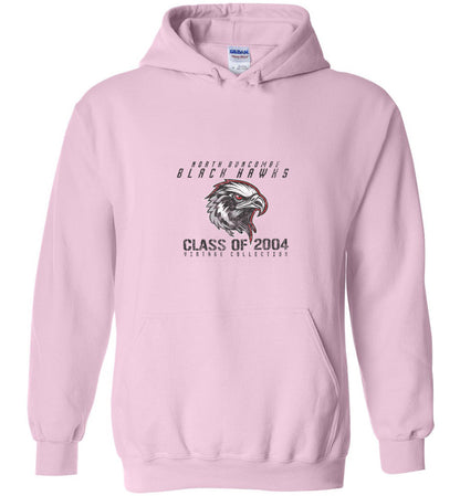 BLACK HAWKS! - Vintage 2004 Reunion Gear - Concept 001 Heavy Blend Hoodie, Modern Sports Logo