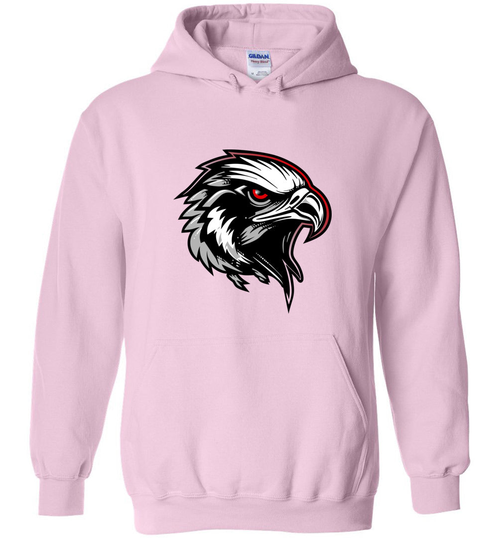 BLACK HAWKS! - Type 6 Heavy Blend Hoodie, Modern Sports Logo