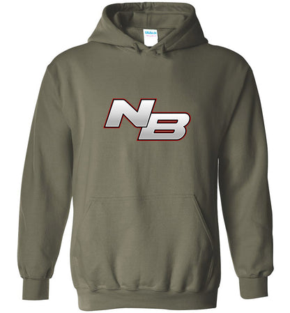 BLACK HAWKS! - Type 3 Heavy Blend Hoodie, Modern Sports Logo