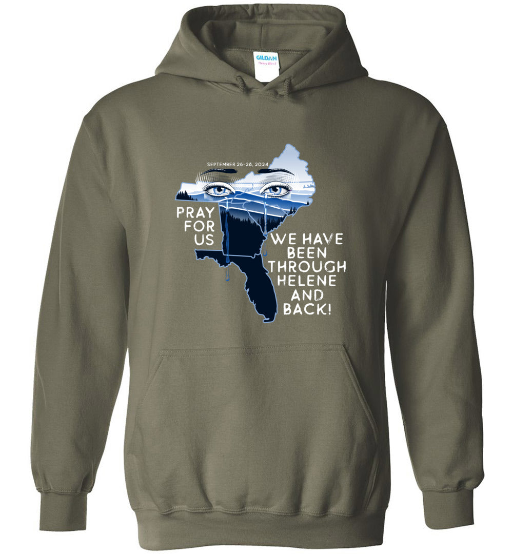 PRAY FOR US! - Hurricane Helene Disaster Fundraiser Hoodie!