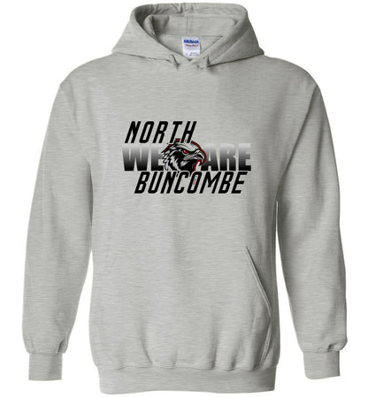 WE ARE NORTH BUNCOMBE! - Official Black Hawks Hoodie! (Light fabric)