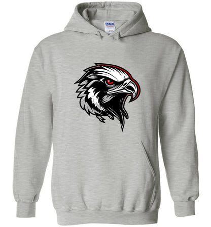 BLACK HAWKS! - Type 6 Heavy Blend Hoodie, Modern Sports Logo