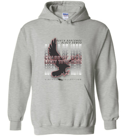 BLACK HAWKS! - Vintage 1985 Reunion Gear - Concept 001 Heavy Blend Hoodie, Modern Sports Logo