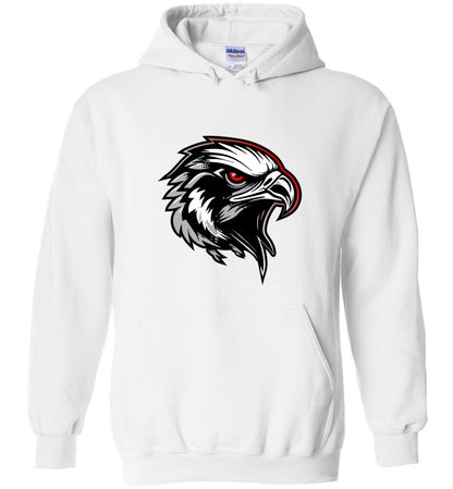 BLACK HAWKS! - Type 6 Heavy Blend Hoodie, Modern Sports Logo