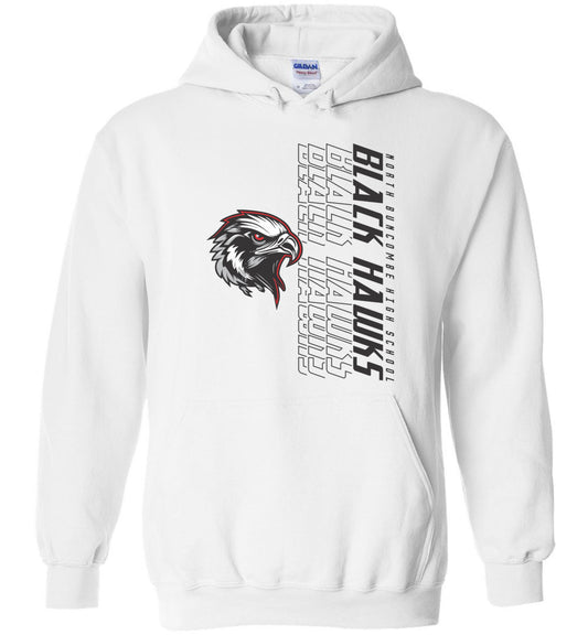 BLACK HAWKS! - Official Gear - Type 14 Hoodie, Modern Sports Logo