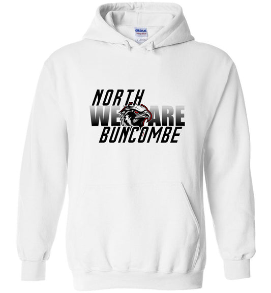 WE ARE NORTH BUNCOMBE! - Official Black Hawks Hoodie! (Light fabric)