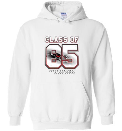 BLACK HAWKS! - Vintage 1985 Reunion Gear - Concept 002b Heavy Blend Hoodie, Modern Sports Logo