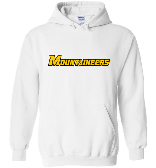 GO MOUNTAINEERS!! - Heavy Blend Hoodie, Modern Sports Logo